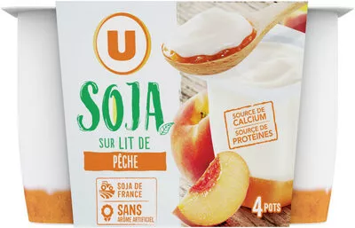 Soja sur Lit de Pêche U 4 pots x100 g, code 3256226076641