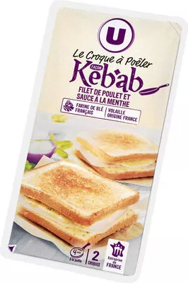 Croque à Poêler Saveur Kebab U x2, 200 g, code 3256226384036