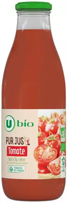 Pur jus de tomate salé U Bio,  U 75 cl, code 3256226384364