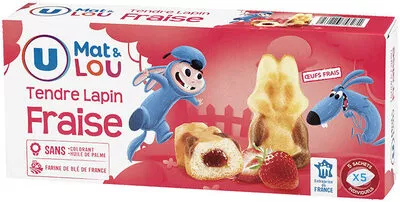 Tendre lapin fraise U 140 g, code 3256226758271