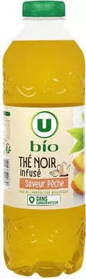 Infusion de thé noir saveur pêche U Bio, U 1 l, code 3256226764012