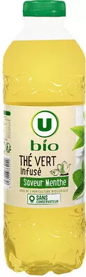 Infusion de thé vert saveur menthe U Bio, U 1 l, code 3256226764029