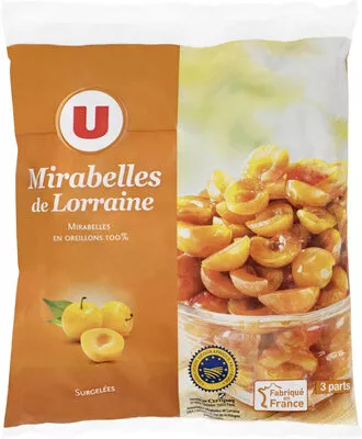 Mirabelles de Lorraine IGP surgelés U 600 g, code 3256227103476