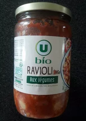 Raviolis aux légumes U, U Bio 650 g, code 3256227741500