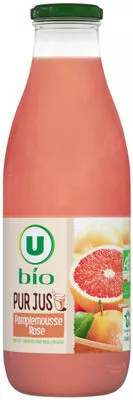 Pur jus de pamplemousse rose U,  U Bio 75 cl, code 3256227742521