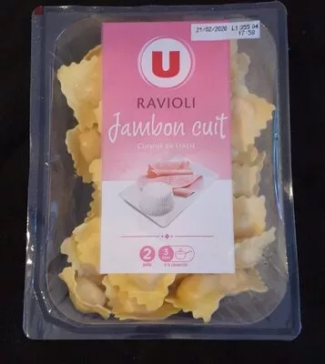 Raviolis au jambon cuit U 300 g, code 3256227817403