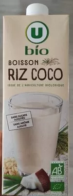 Boisson riz coco U Bio, U 1 l, code 3256228103390