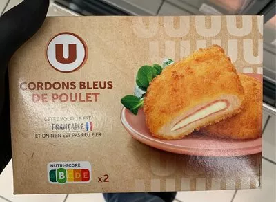 Cordon bleu de poulet U 2 pièces, barquette, 200 g, code 3256228120441