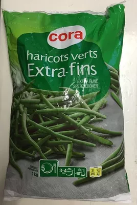 Haricots verts extra-fins Cora 1 kg, code 3257980046987