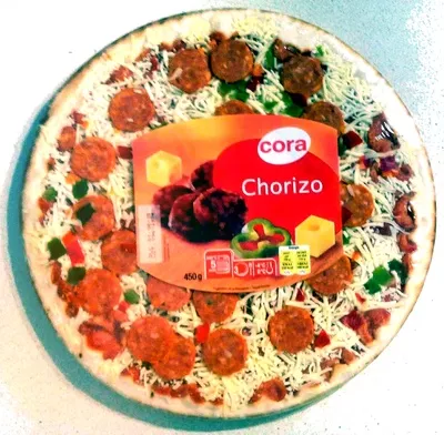 Pizza au chorizo Cora 450 g, code 3257980578662