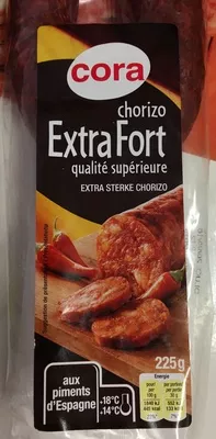 Chorizo Extra Fort aux piments d'Espagne Cora 225 g, code 3257980979148