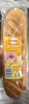 Jambon Emmental Cora 240 g, code 3257983751802