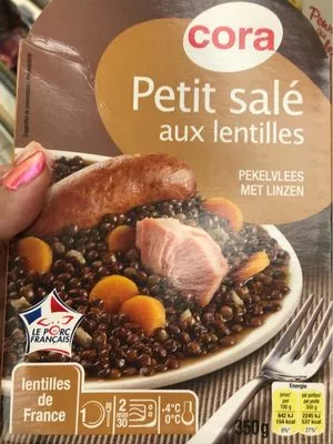 Petit salé aux lentilles Cora , code 3257984650241