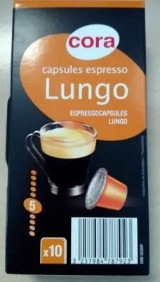 Capsules Espresso Lungo Cora (10 capsules), code 3257984787923