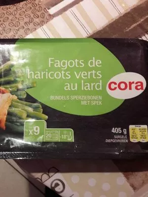 Fagots de haricots verts au lard Cora , code 3257985476871