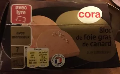 Bloc de foie gras de canard Cora , code 3257985592038