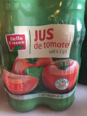 Jus de tomate Belle France 80 cl (4 * 20 cl), code 3258561301129