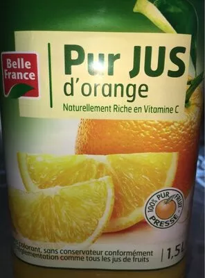 Pur Jus d'orange Belle France 1,5 L, code 3258561301211