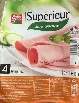 Supérieur sans couenne Belle France 180 g, code 3258561463162