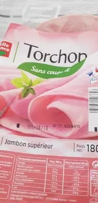 Jambon supérieur cuit au torchon Belle France 180 g, code 3258561463308