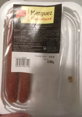 Merguez veritables Belle France 0,330 kg, code 3258561466156