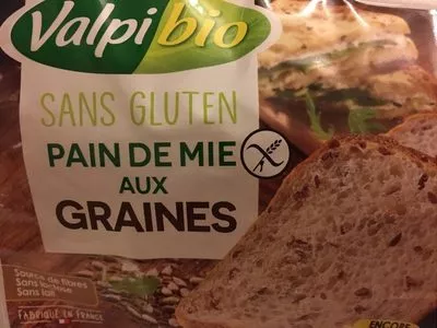 Pain de mie sans gluten Valpibio , code 3259011217854