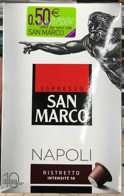 Espresso Napoli Ristretto San Marco 51 g, code 3259234180003