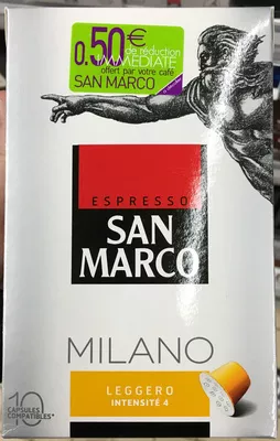 Milano Leggero Intensité 4 San Marco 10 capsules, code 3259234183004