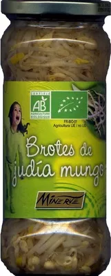 Brotes de judía mungo en conserva ecológicas "Minerve" Minerve 330 g (neto), 175 g (escurrido), 370 ml, code 3259380112392