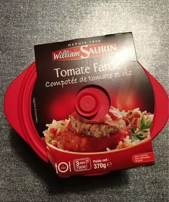 Tomate Farcie, Compotée de Tomate et Riz William Saurin 370 g e, code 3261053910471