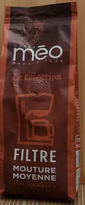 La Sélection Moulu Filtre Mouture Moyenne Cafés Méo 250 g, code 3261342003433