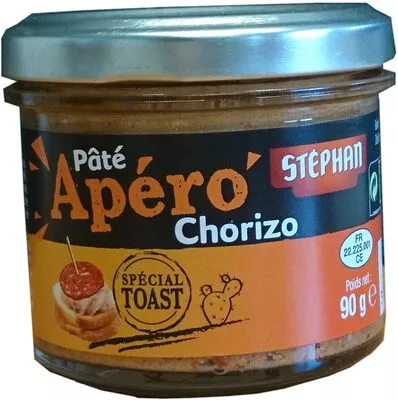 Pâté 'Apéro' Chorizo Stéphan 100 g, code 3261830222025