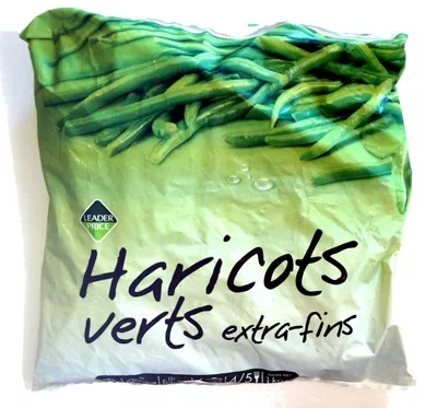 Haricots verts extra-fins surgelés Leader Price 1 kg, code 3263850000041