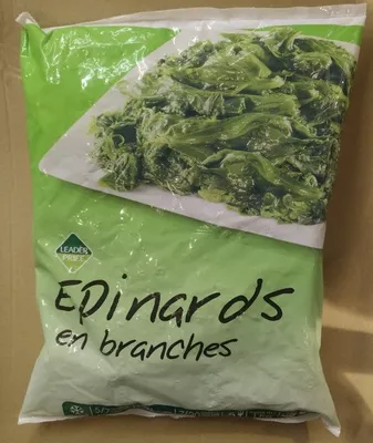 Epinards en branches Leader Price 1 kg, code 3263850000607