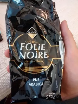 Folie Noire pur arabica Leader Price, folie noire 250 g, code 3263850107214