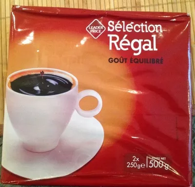 Sélection robusta Leader Price 500 g (2 x 250 g), code 3263850107511