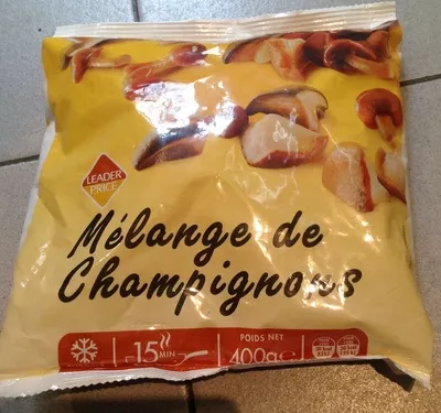 Mélange de Champignons Leader Price 400 g, code 3263850281716