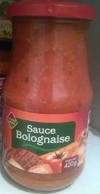 Sauce tomate cuisinée à la viande de boeuf Leader Price 420 g, code 3263850662225