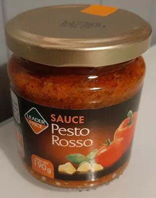 Sauce Pesto Rosso Leader price 190 g, code 3263850665615