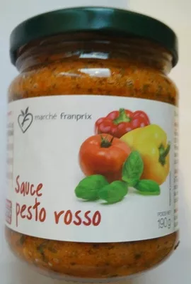 Sauce pesto rosso Marché Franprix, Franprix 190 g, code 3263850667312