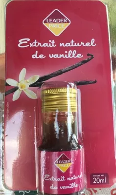 Extrait naturel de vanille Leader Price 20 ml, code 3263851025319