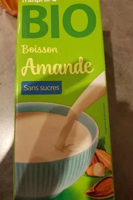 Boisson amande aromatisée sans sucres Franprix bio , code 3263851160416