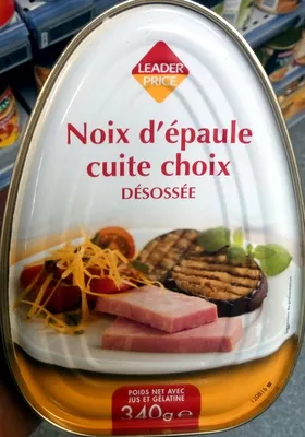 Noix d'épaule cuite choix désossée Leader Price 340 g, code 3263851785022