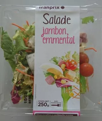 Salade jambon emmental Franprix 250 g, code 3263853273190