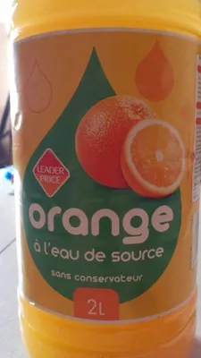 Orange à l'eau de source Leader Price 2 l, code 3263855093338