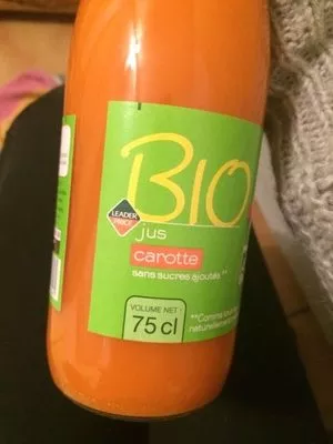 Jus De Carotte Bio Leader Price , code 3263855096445