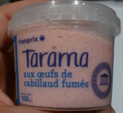 Tarama aux œufs de cabillaud fumés Franprix 100 g, code 3263856481714