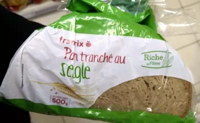 Pain tranché au seigle Franprix 500 g, code 3263856488010