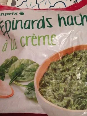 Épinards hachés à la crème franprix 1 kg, code 3263856744512