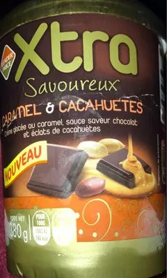 Xtra Savoureux Caramel & Cacahuètes Leader Price 380 g - 500 ml, code 3263856753811